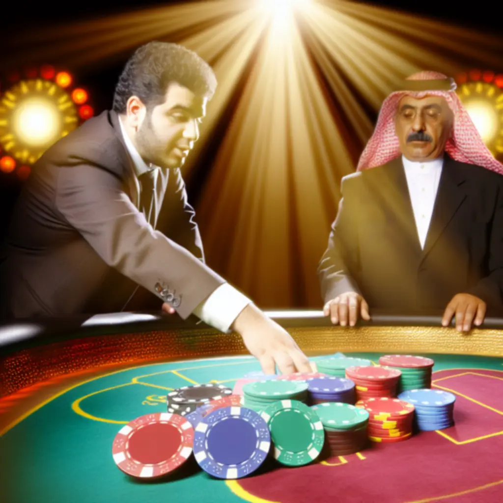 Drámai megvilágítású póker chipek