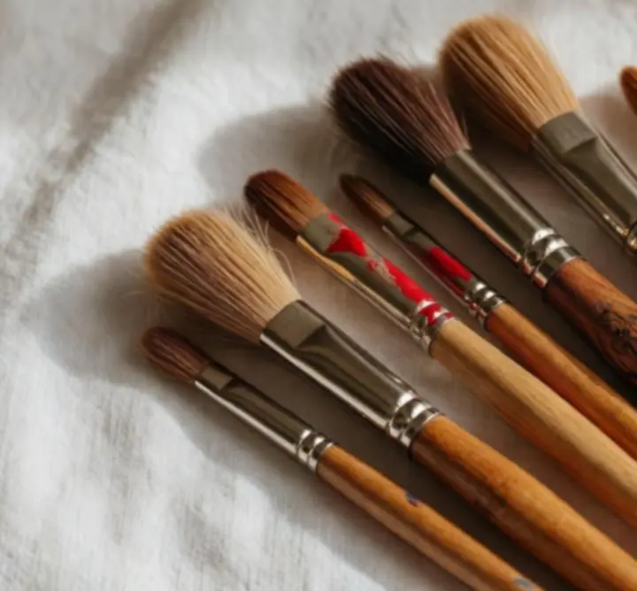 Prémium ecset kollekció szőr és szintetikus keverékkel