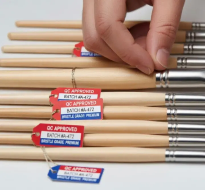 Mesteri kézműves által végzett finom művészeti anyagok minőségellenőrzése