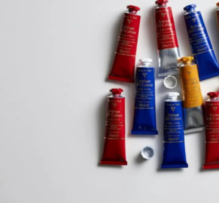 Élénk olajfesték szett karmazsin és kobalt árnyalatokkal